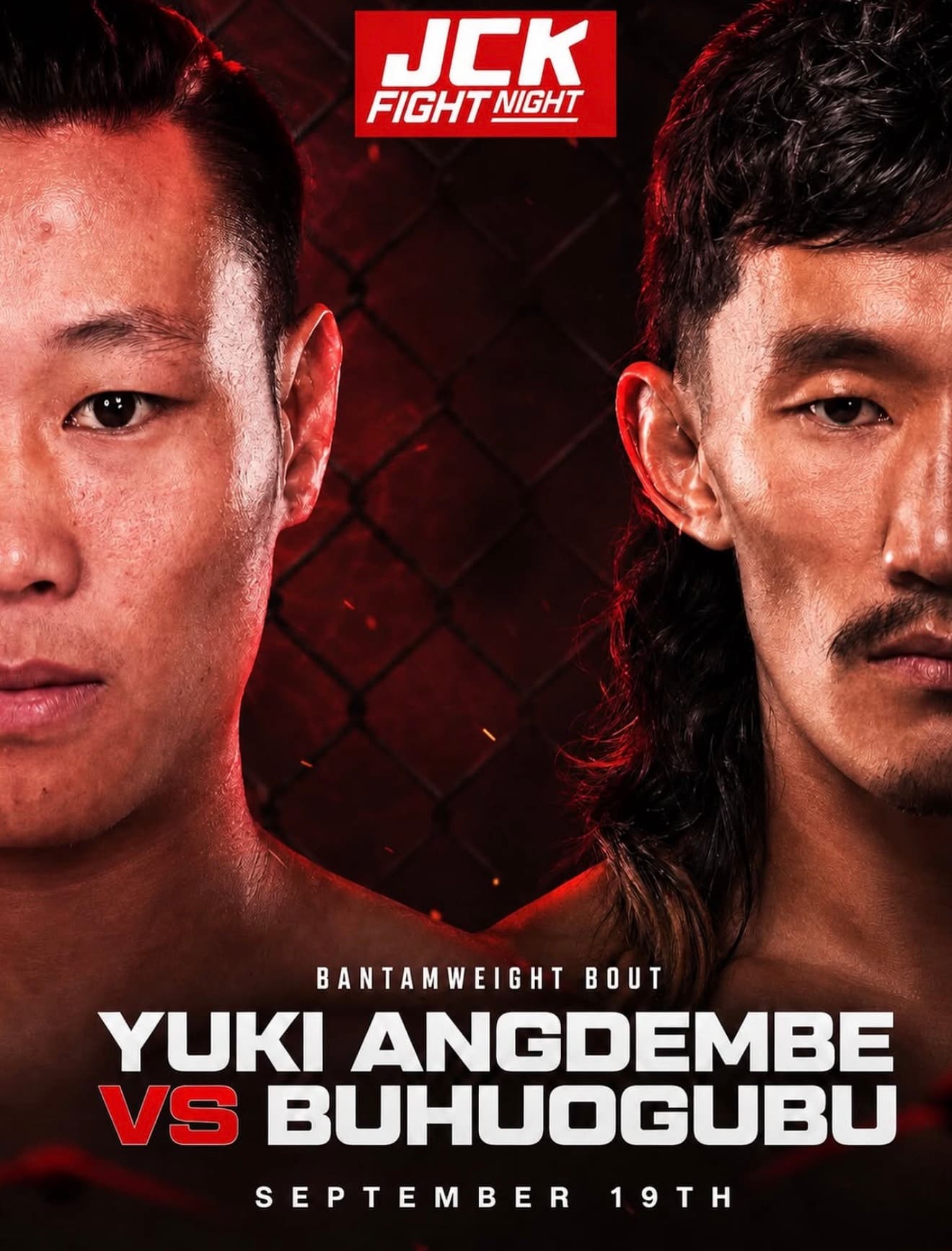 Yuki Angdembe vs Buhuogubu at JCK Fight Night 123, Saturday, 19 September 2026