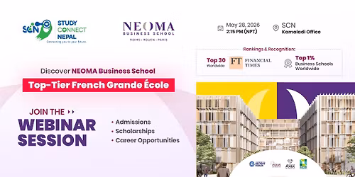 NEOMA Business School France – Webinar Session for Nepal
