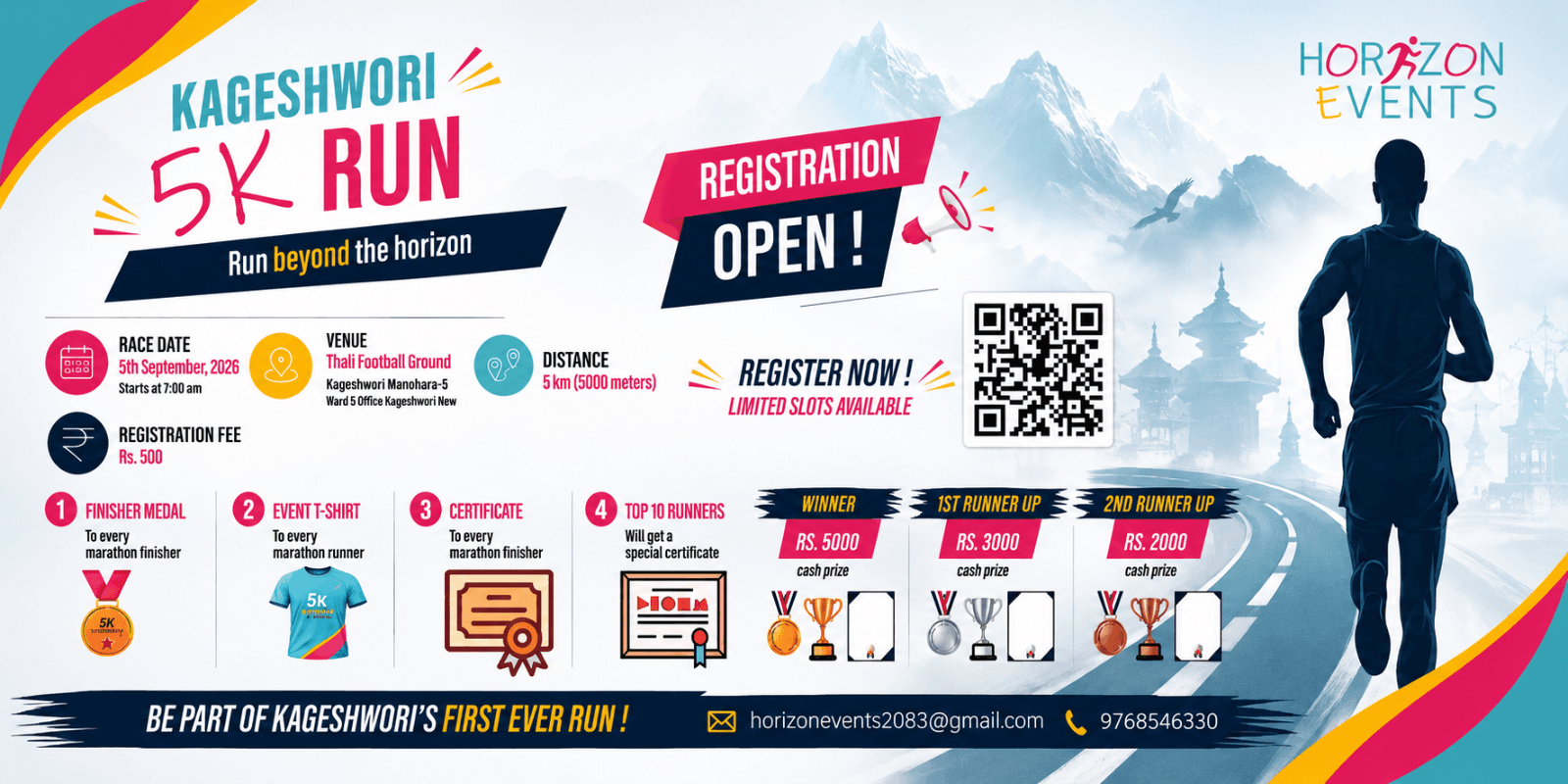 Kageshwori 5K Run 2026 – Run Beyond the Horizon