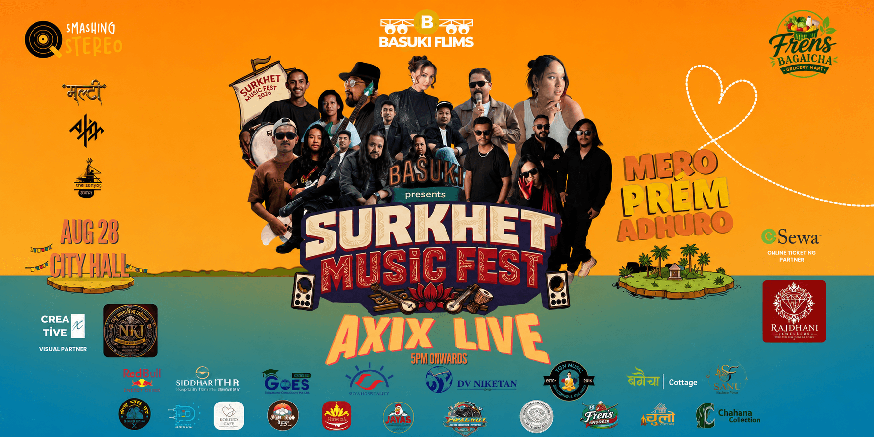 Surkhet Music Fest 2026 – Live Music Festival at City Hall | AXIX Live