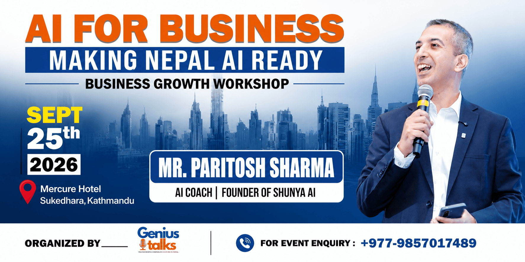 AI for Business: Making Nepal AI Ready | Business Growth Workshop 2026 in Kathmandu