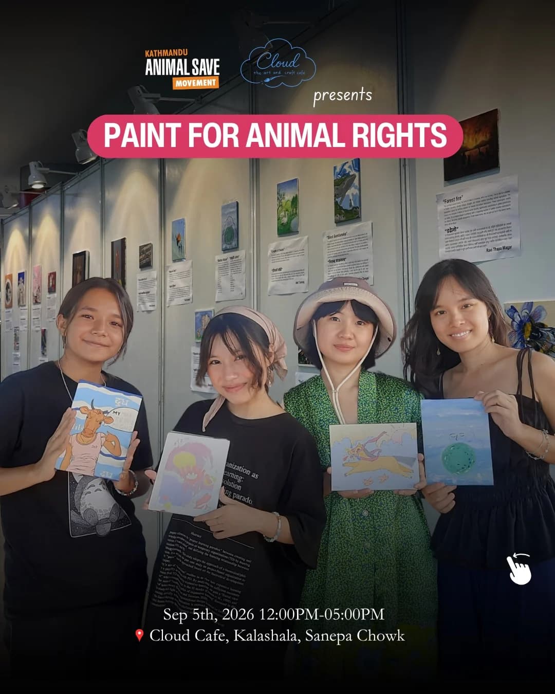 Paint for Animal Rights poster