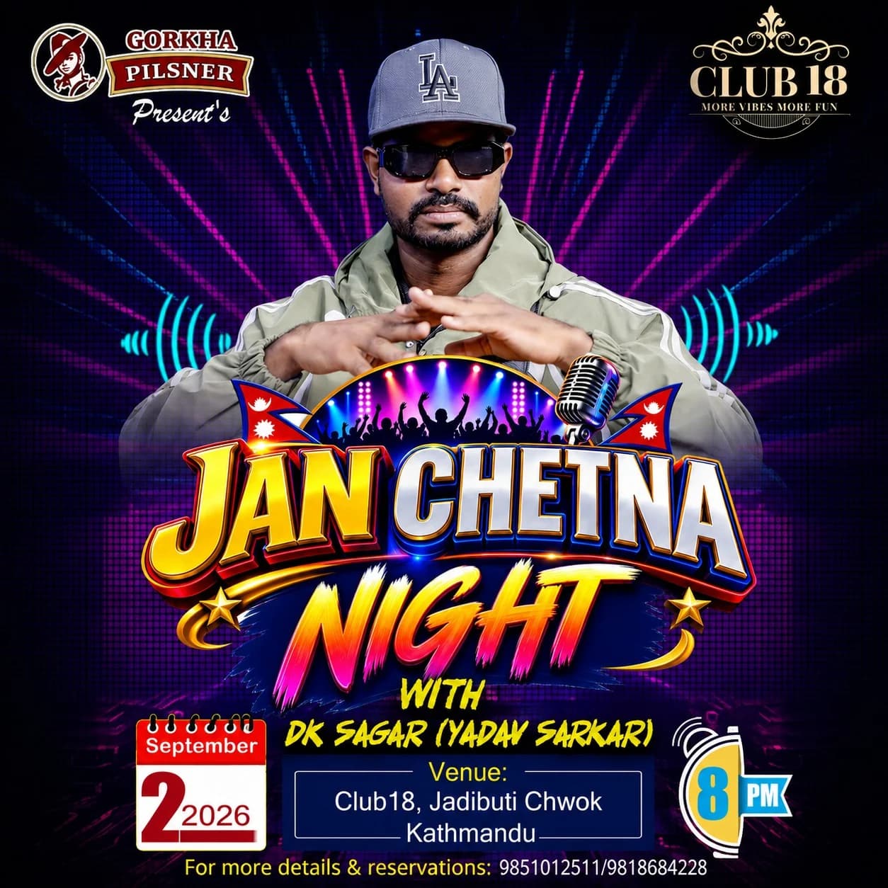 JAN CHETNA Night poster