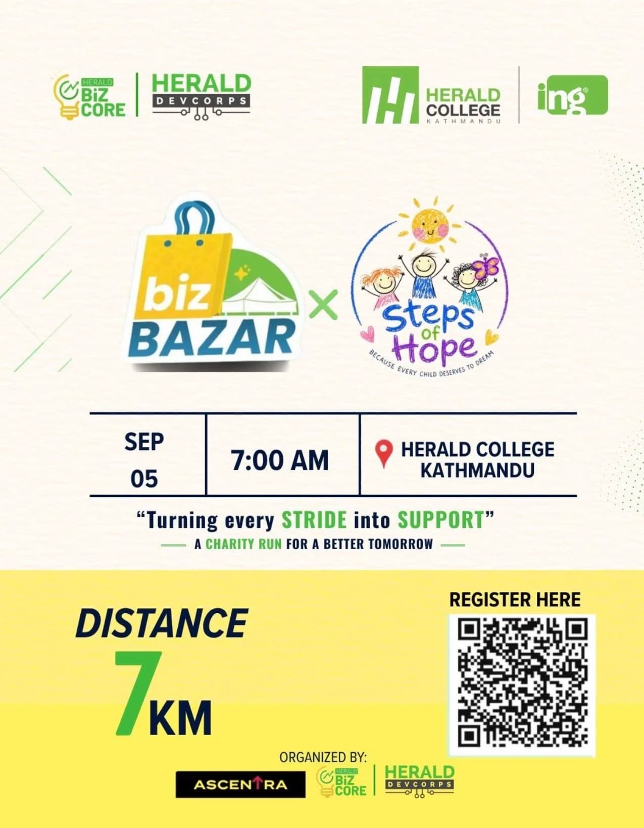 A Charity Run for a Better Tomorrow poster