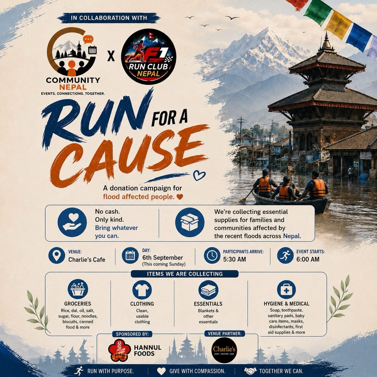 Run for a Cause poster