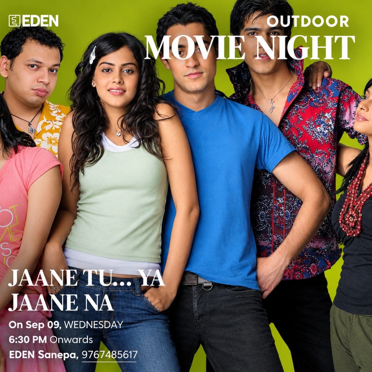 Movie night at EDEN poster
