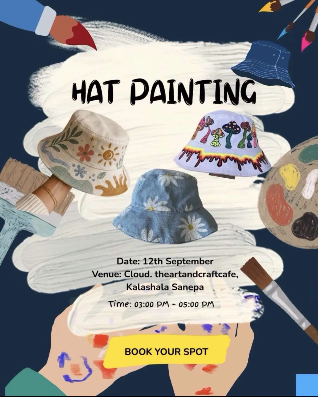 Hat Painting Workshop poster