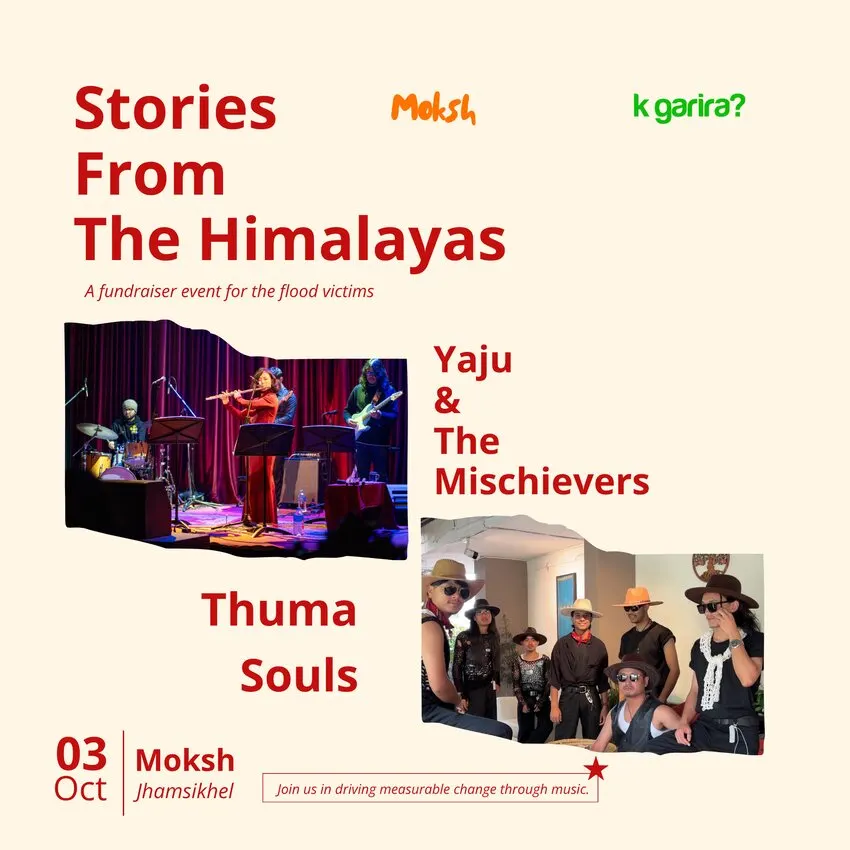 Sound from the Himalayas - A fundraiser concert for flood victims poster