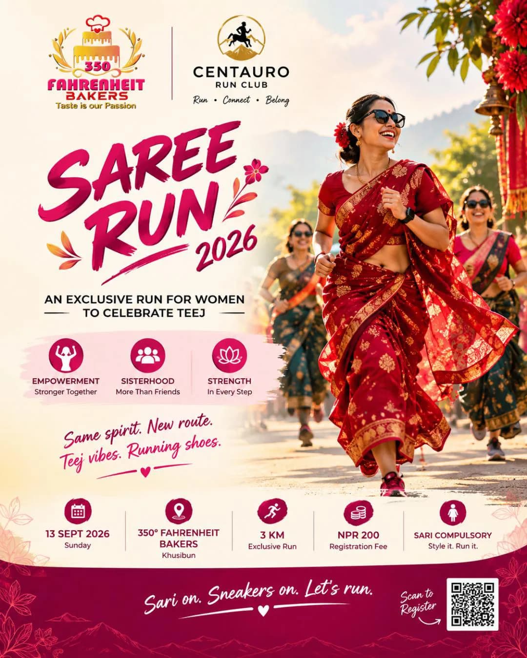 Sari Run 2026 poster