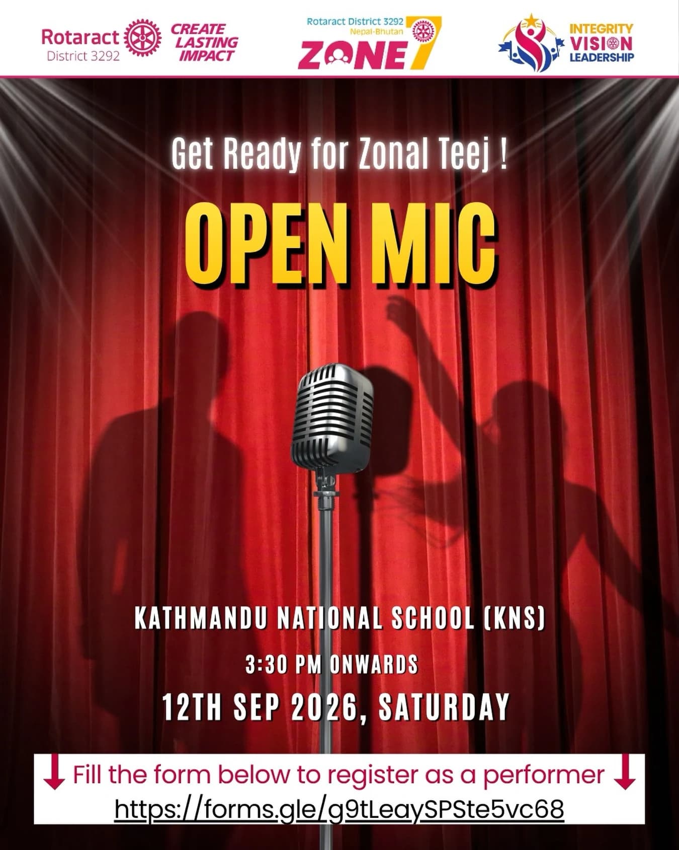 Open Mic - Zonal Teej Celebrations poster