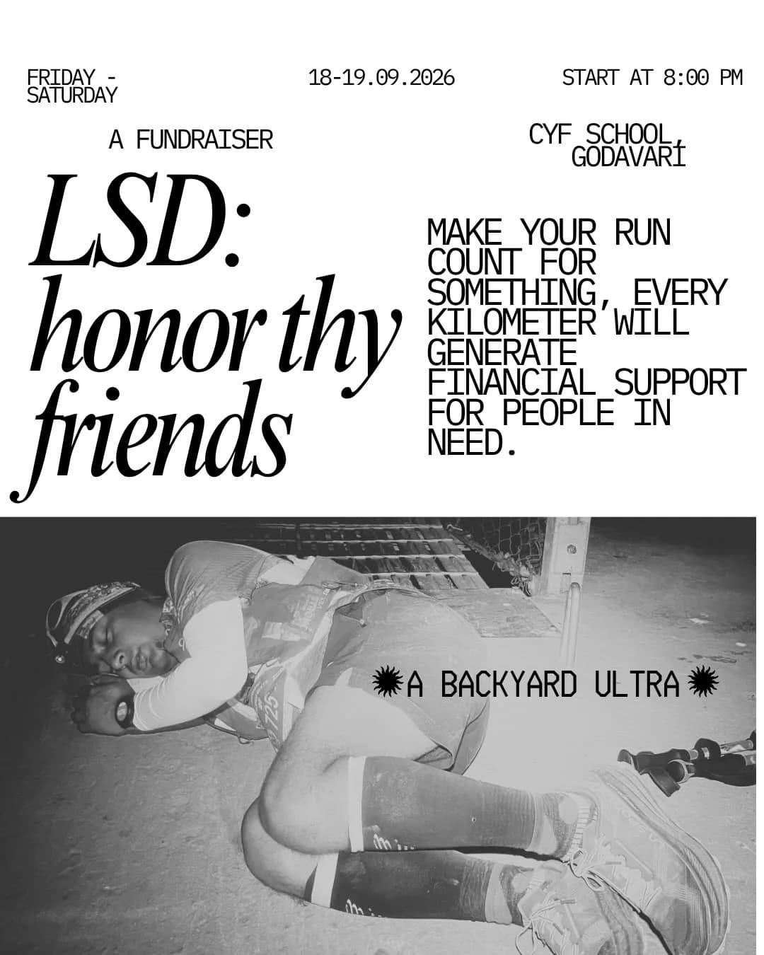 LSD: honor thy friends poster