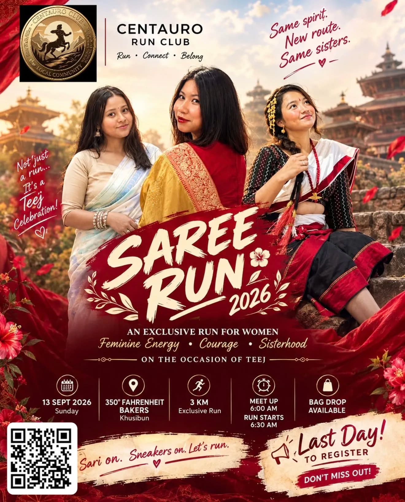 Sari Run 2026 poster