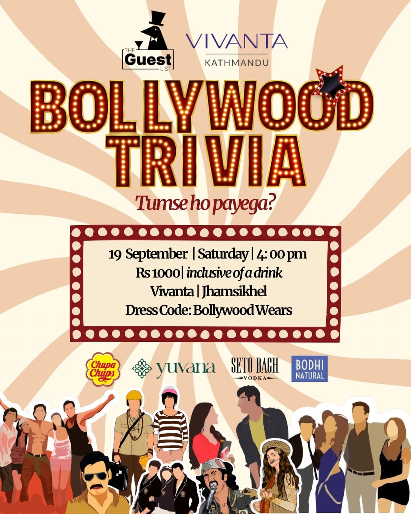 2010-2020 Bollywood Trivia Night poster