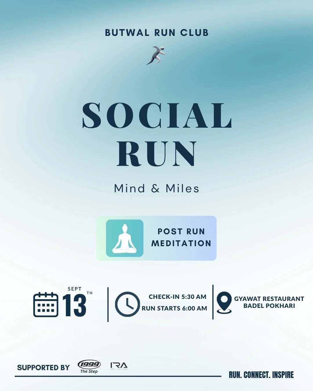 Butwal Run Club – Sunday Social Run poster