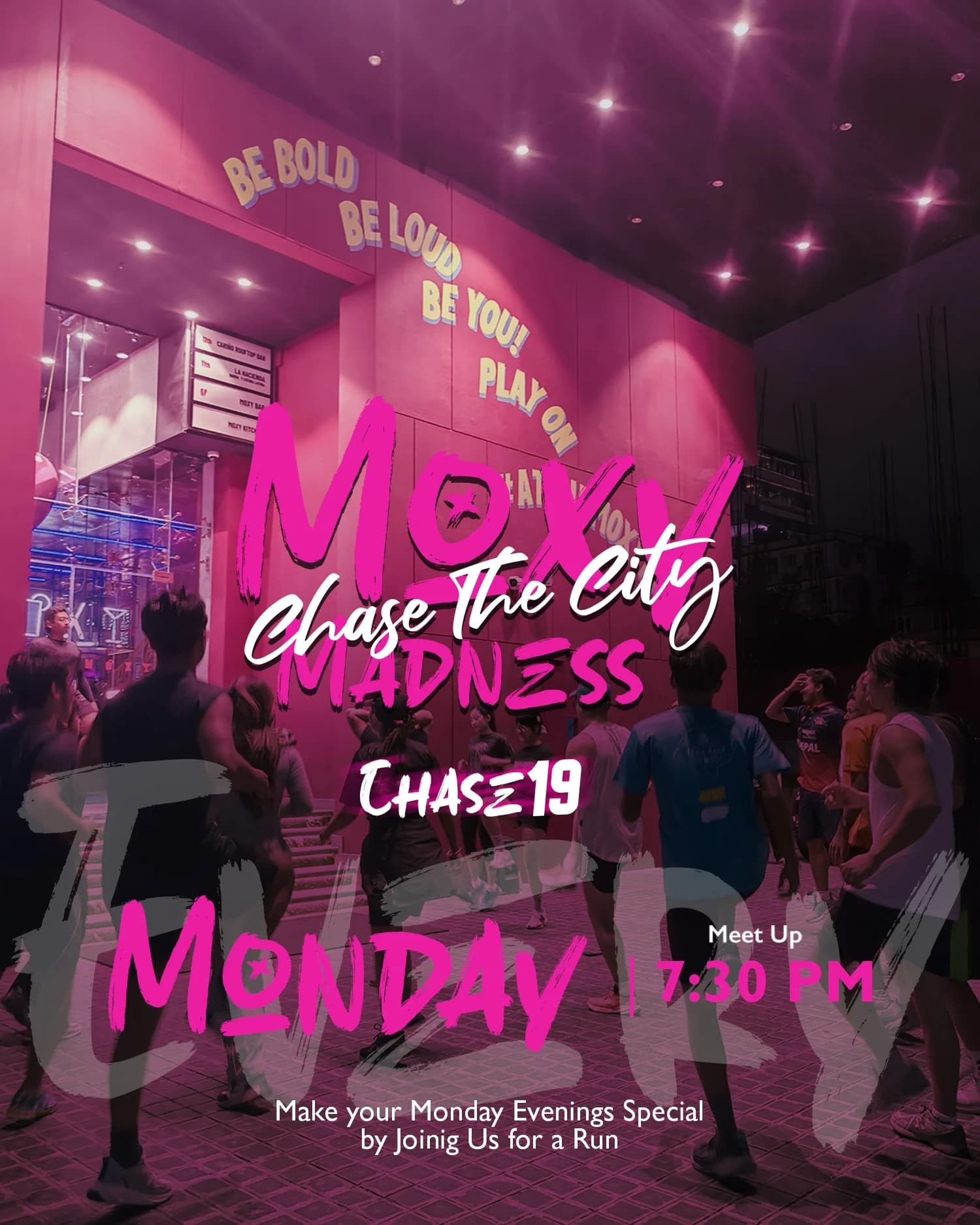 Moxy Madness Run poster