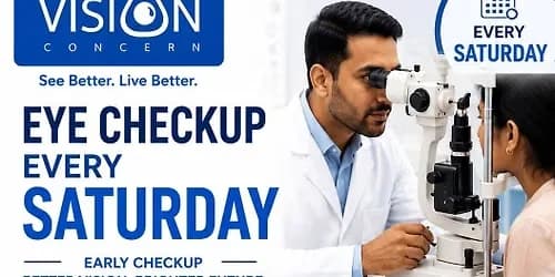 Saturday eye clinic in Boudha and Lazimpat poster