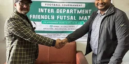 Inter-Department Friendly Futsal poster