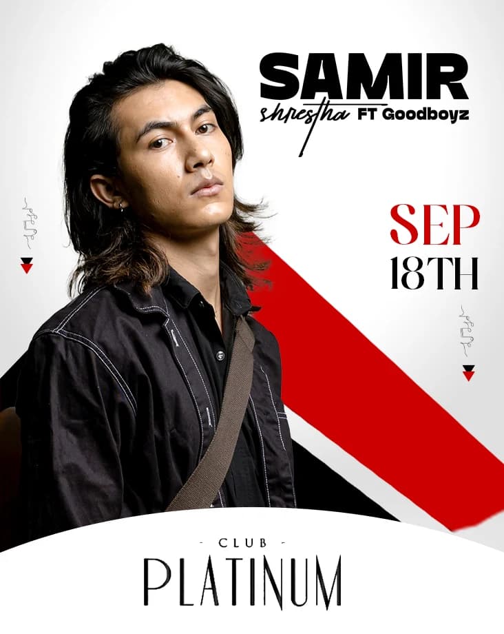 Samir Shrestha Live at Club Platinum poster