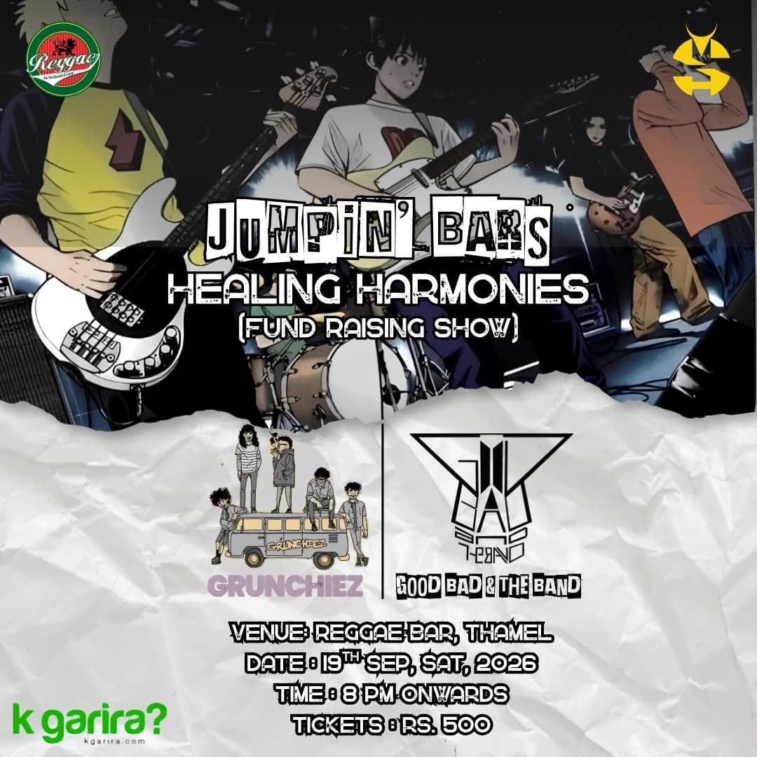 Jumpin’ Bars Healing Harmonies - Fund Raising Show poster
