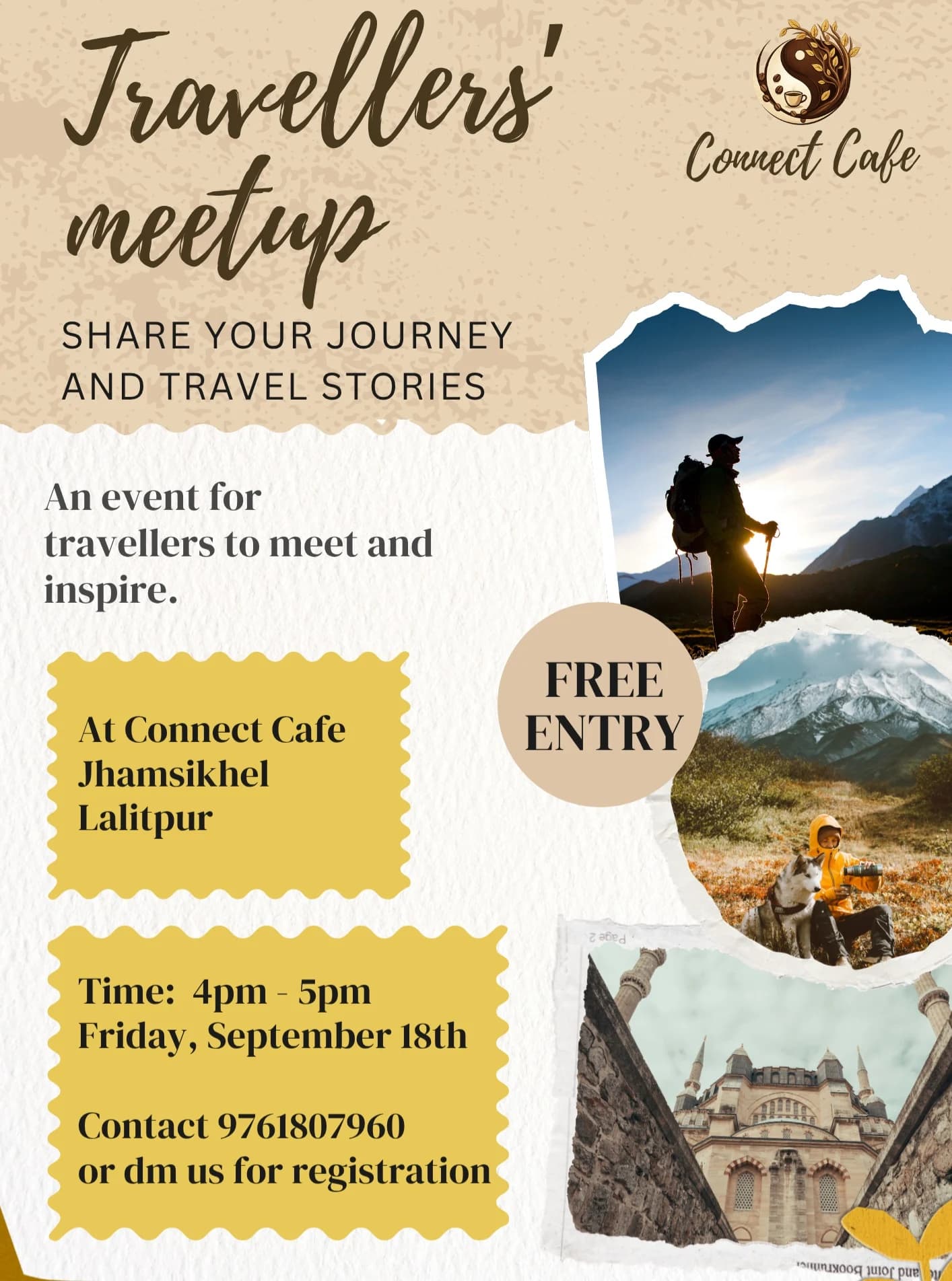 Travel Journey Sharing Gathering poster