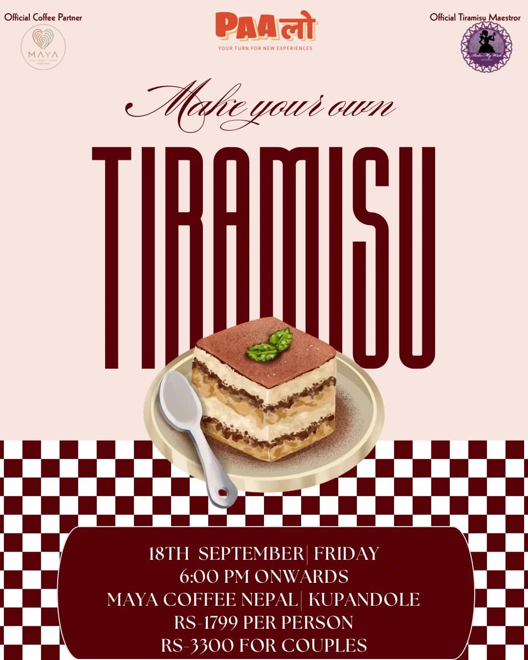 Make Your Own Tiramisu poster