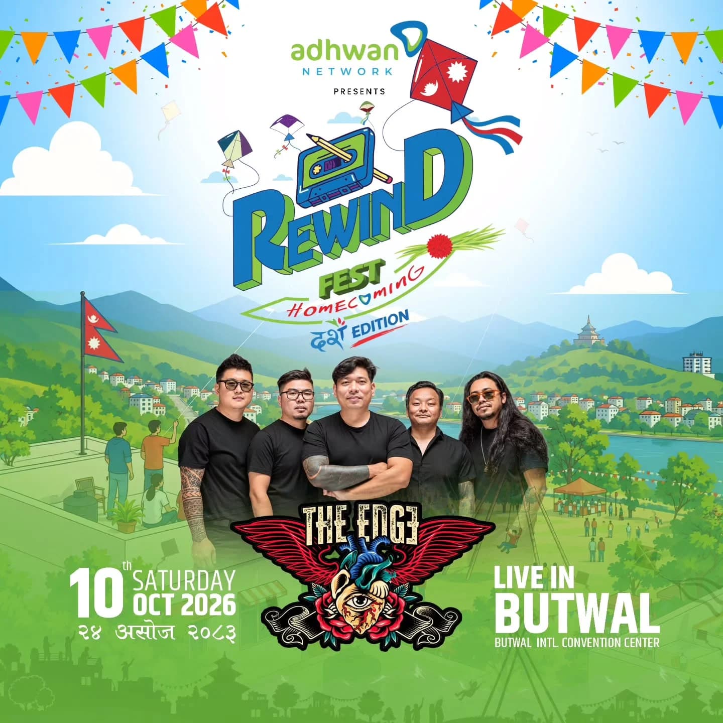 Rewind Fest Homecoming Dashain Edition poster