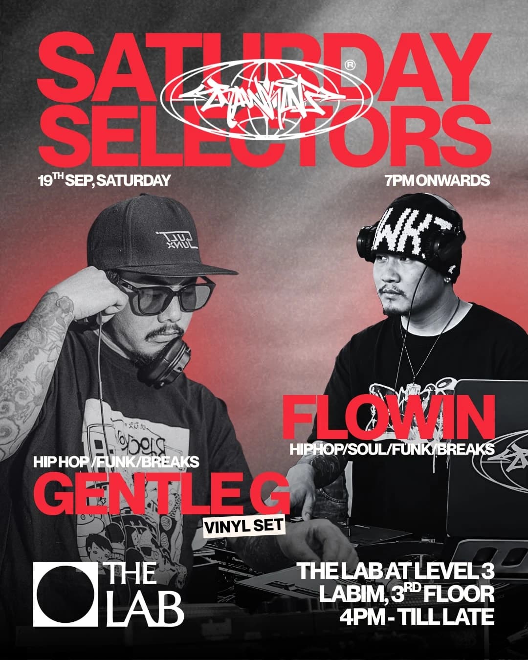Saturday Selectors with Rawkin poster