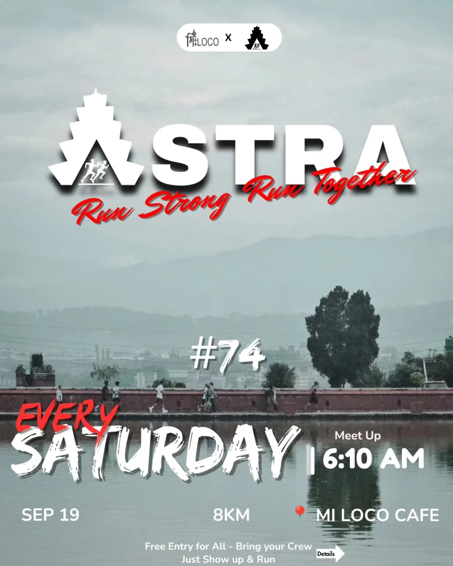 ASTRA Run #74 – AFC Movement 74 | Project: Temple Run poster