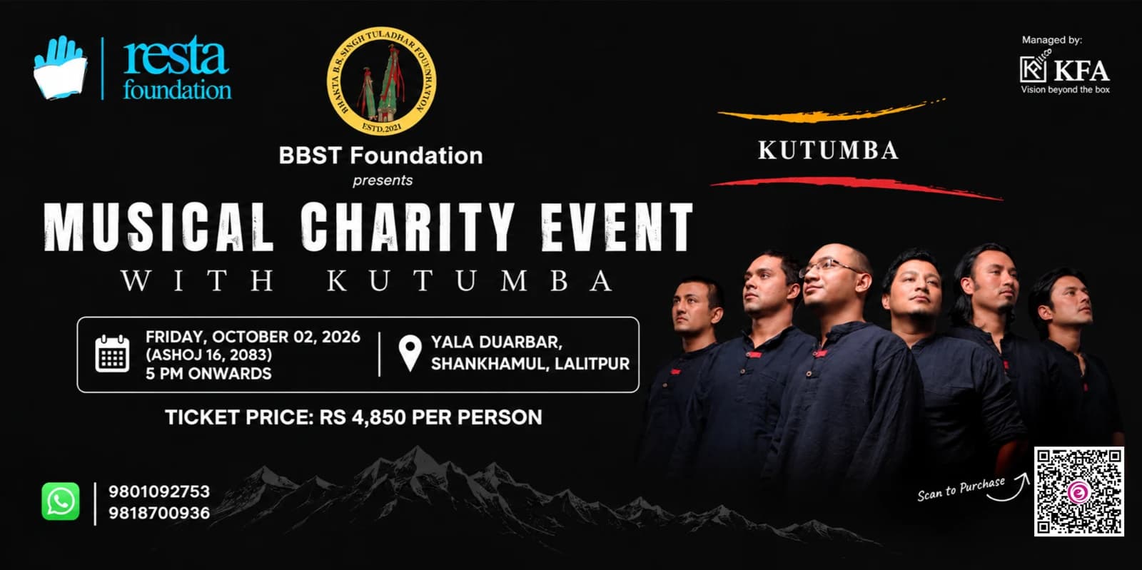 Musical Charity Event with Kutumba poster