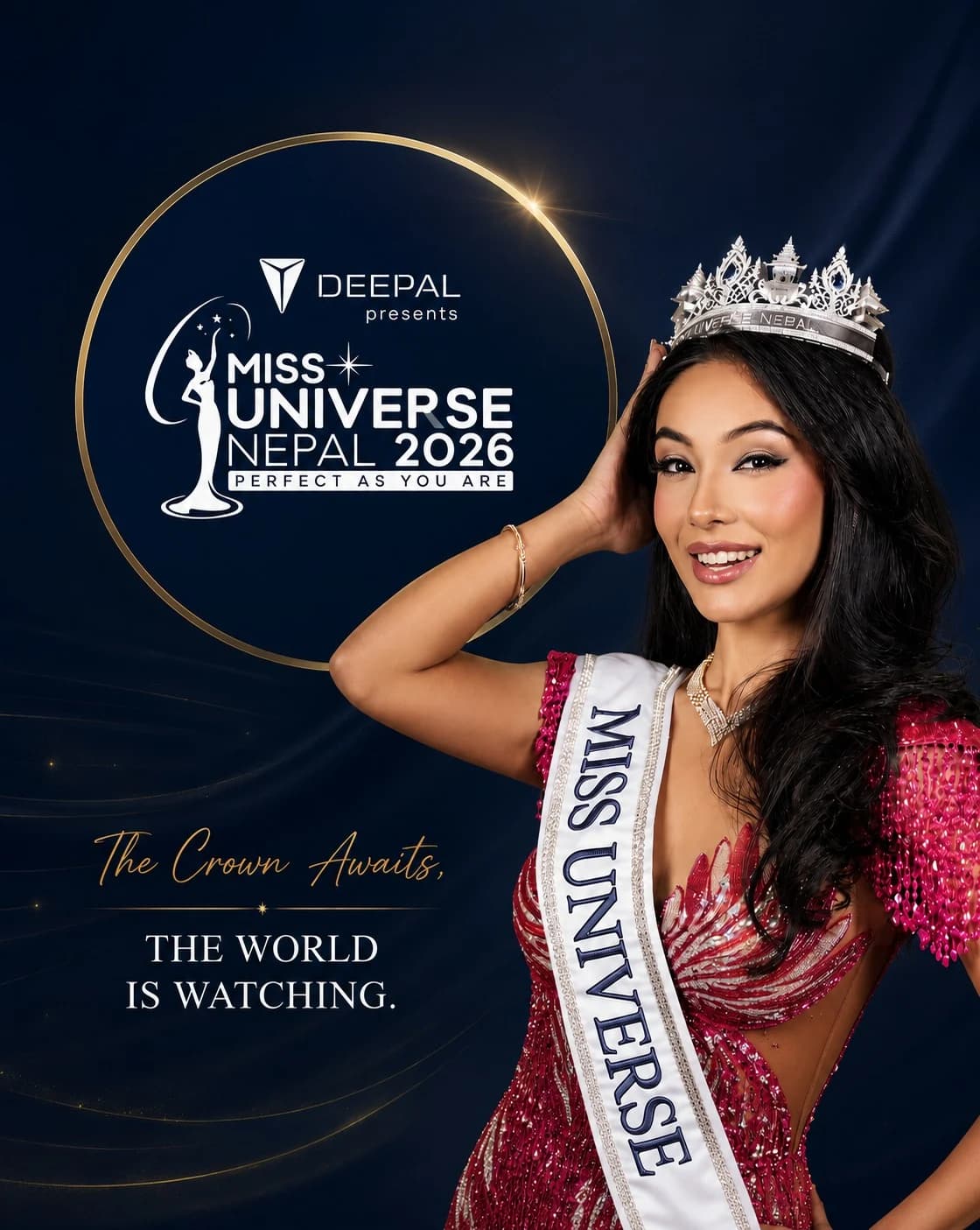 Grand Finale Tickets for Deepal Presents Miss Universe Nepal 2026 poster