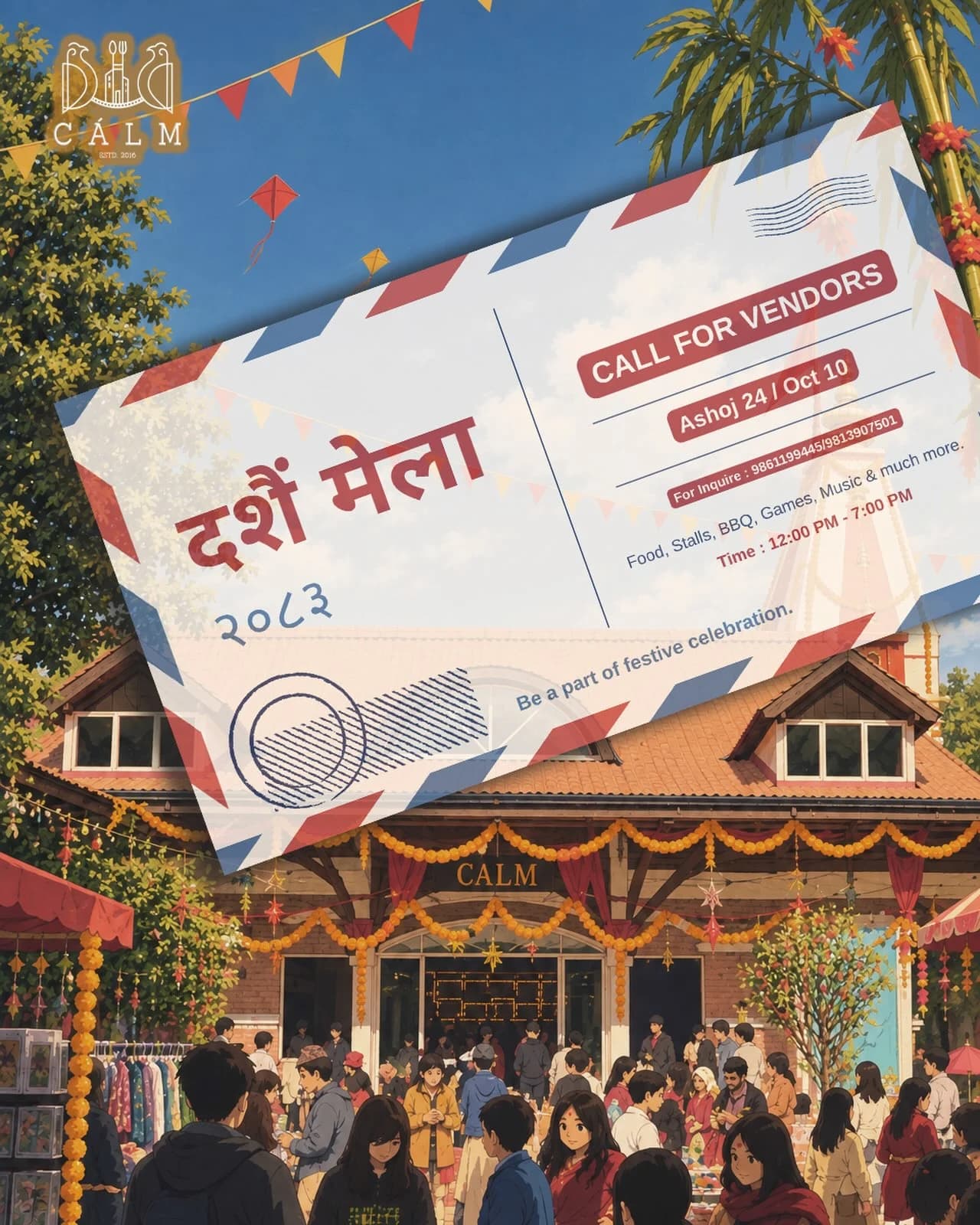 Dashain Mela at CALM Tangalwood poster