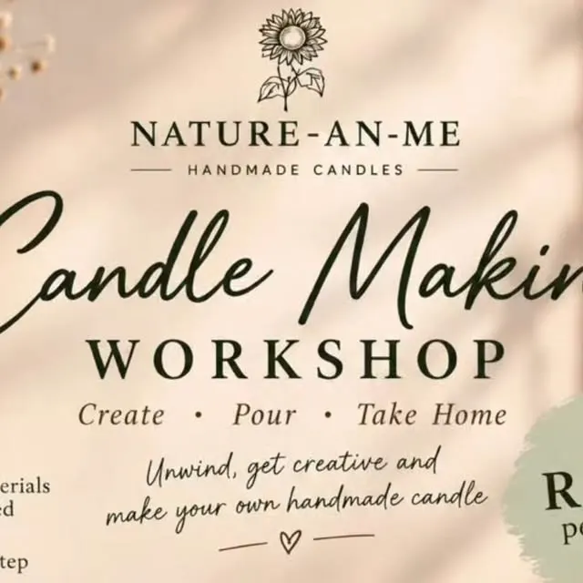 Candle Making Workshop poster