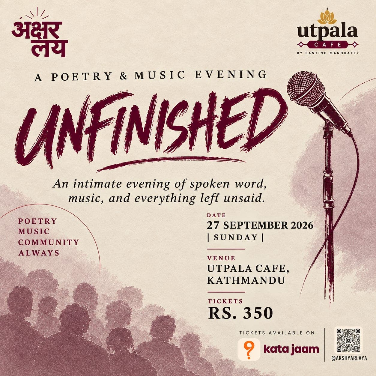 Unfinished- A poetry Show poster