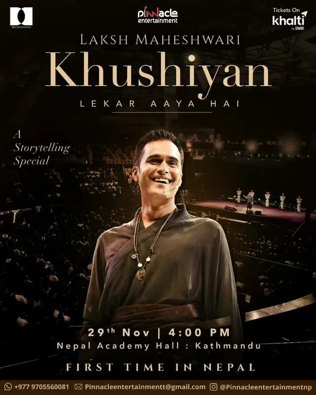 Laksh Maheshwari: Khushiyan Lekar Aaya Hai – A Storytelling Special poster