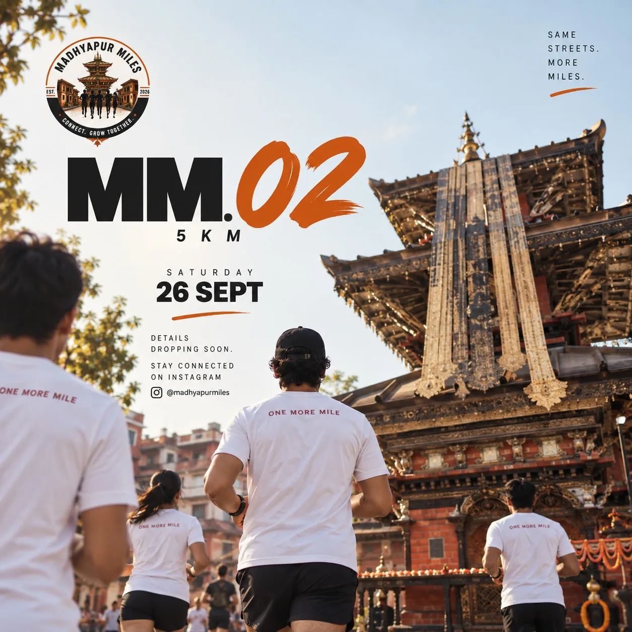 Madhyapur Miles MM.02 – 5KM Run poster