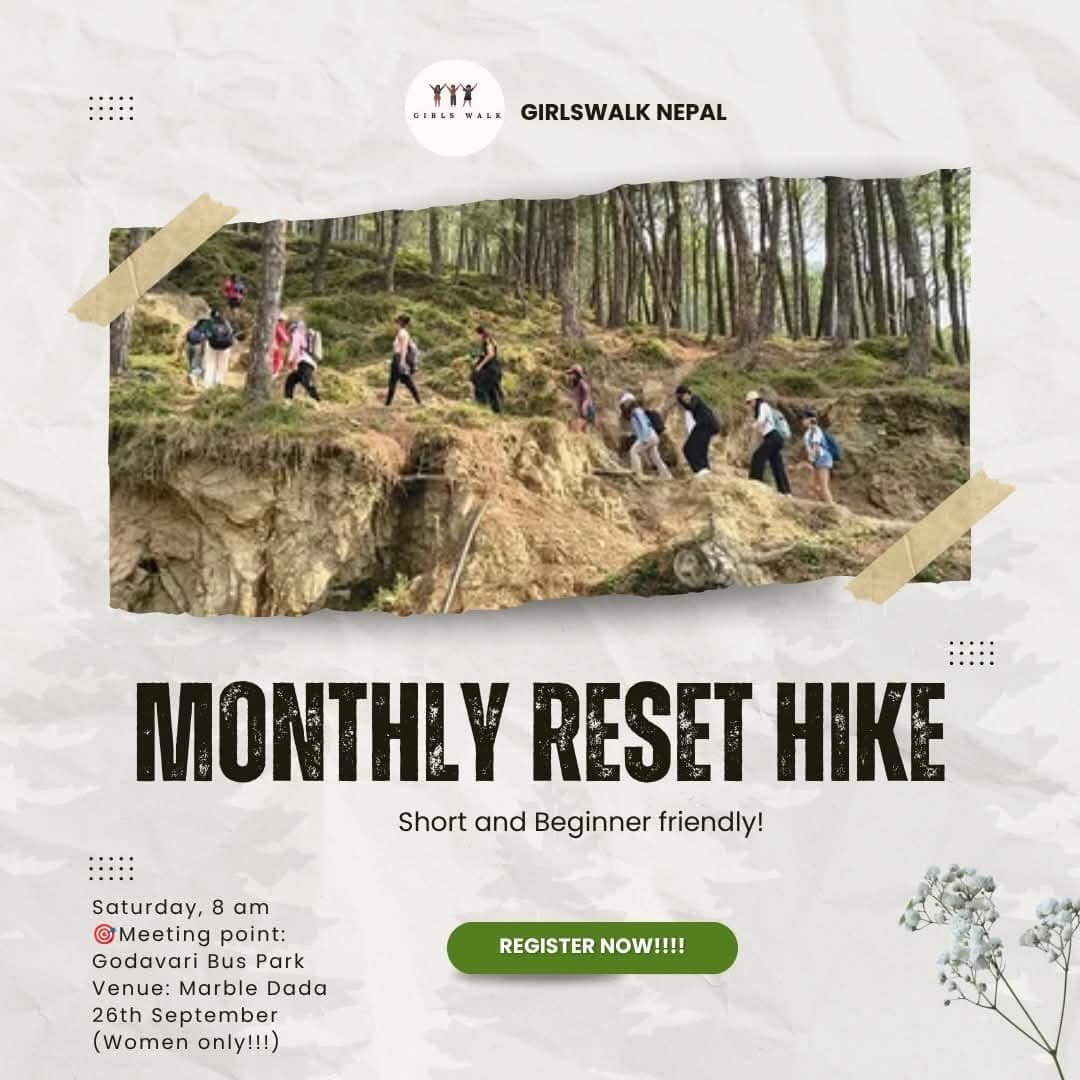 Monthly Reset Hike poster
