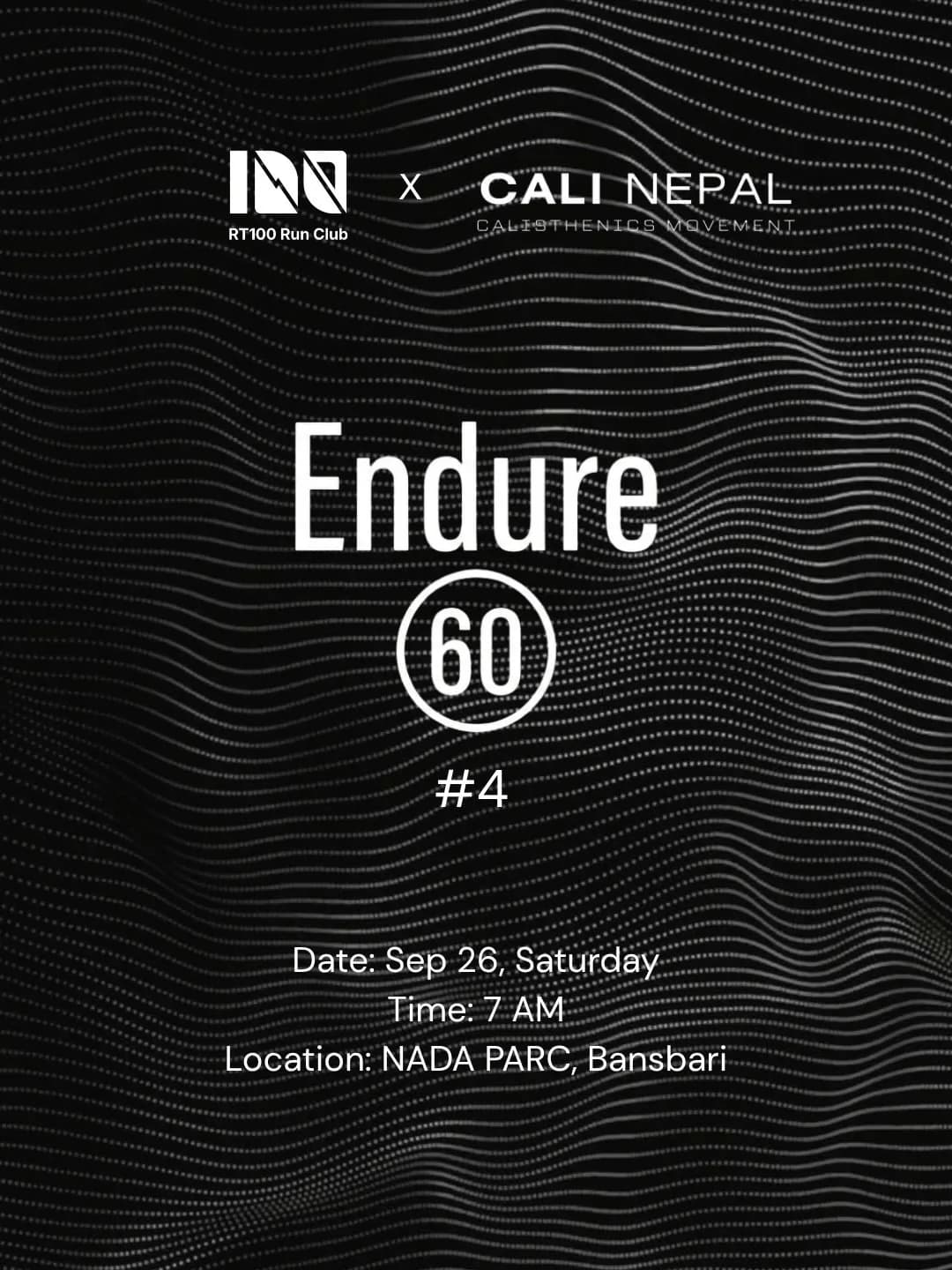 Endure 60 #4 poster