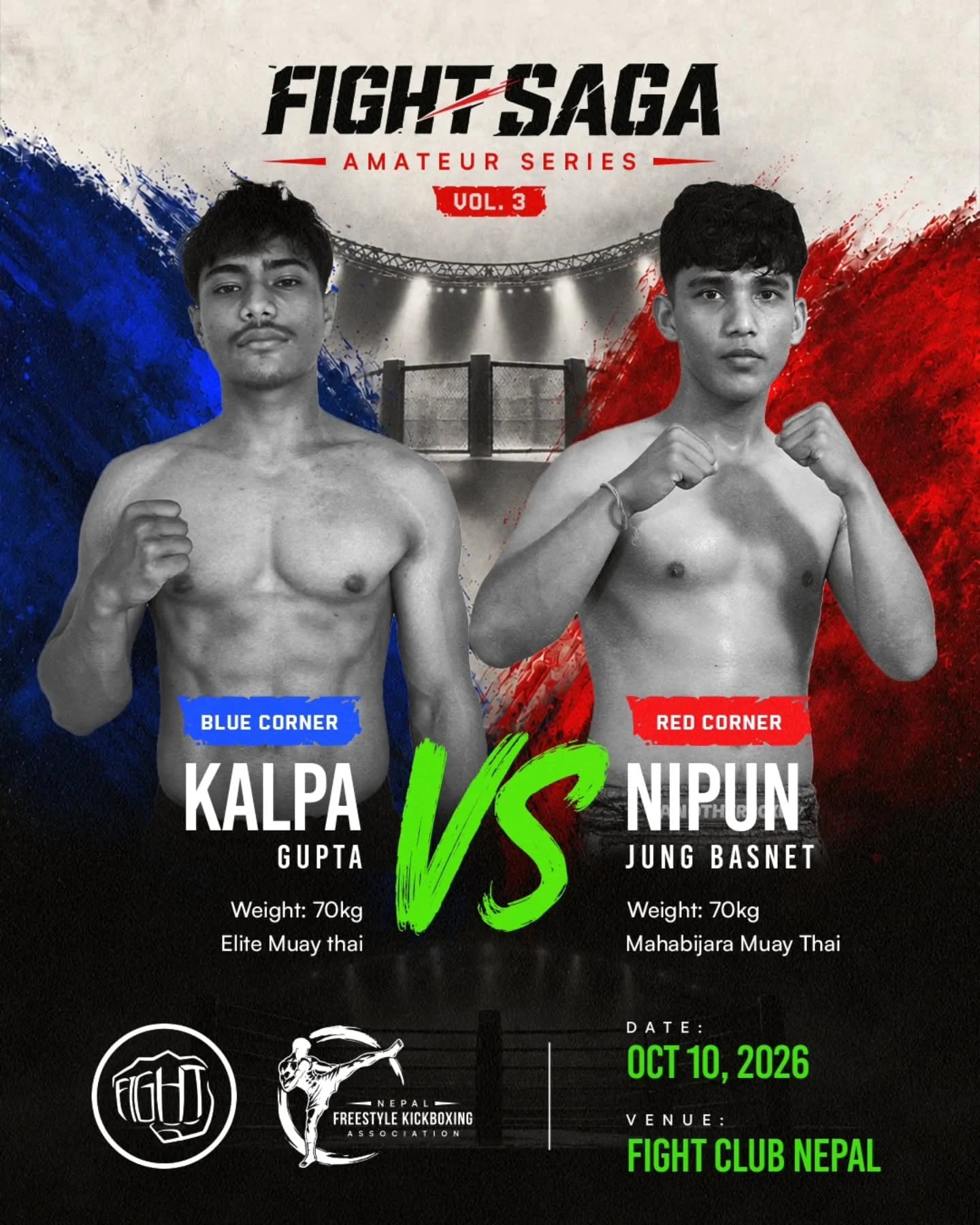 Fight Saga 3 – Amateur Kickboxing Tournament poster