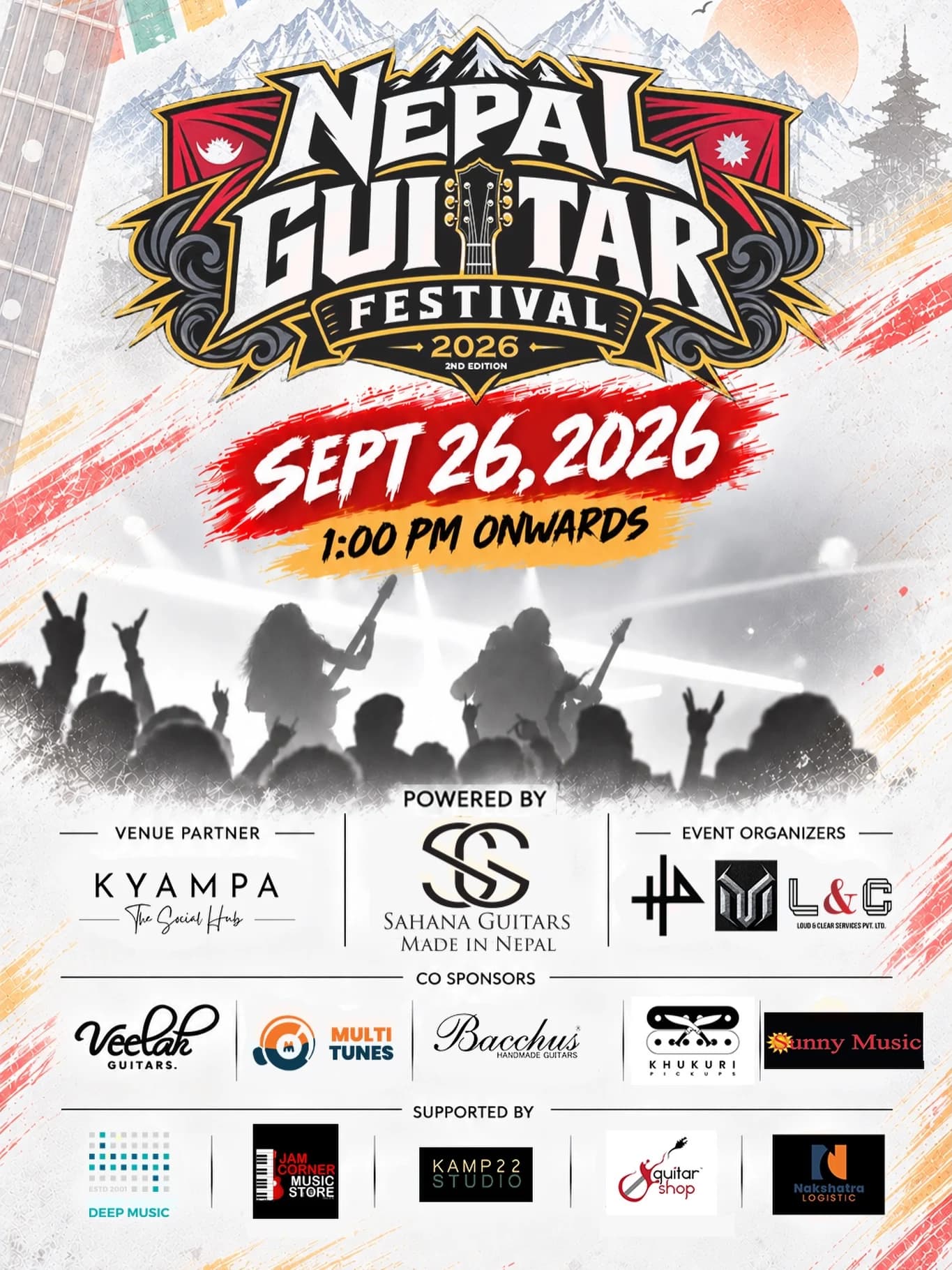 Nepal Guitar Festival 2026 – 2nd Edition poster