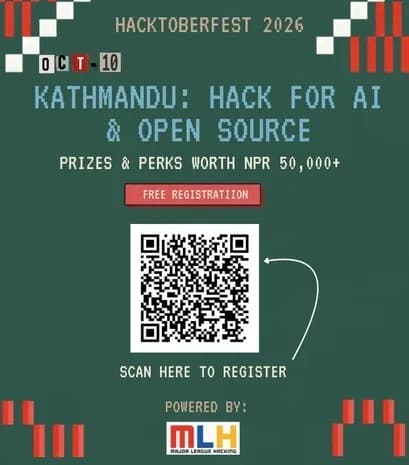 Hacktoberfest Hack Day Kathmandu poster