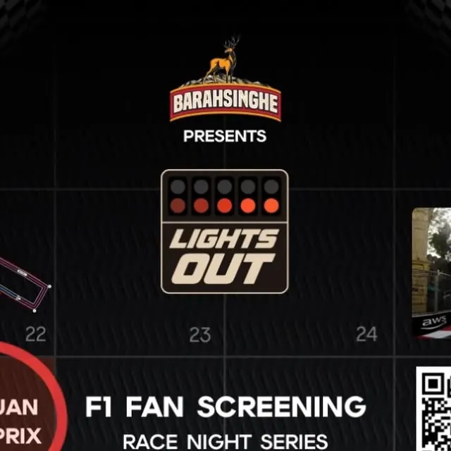 Lights Out | F1 Fan Screening – Azerbaijan GP at Beerville poster