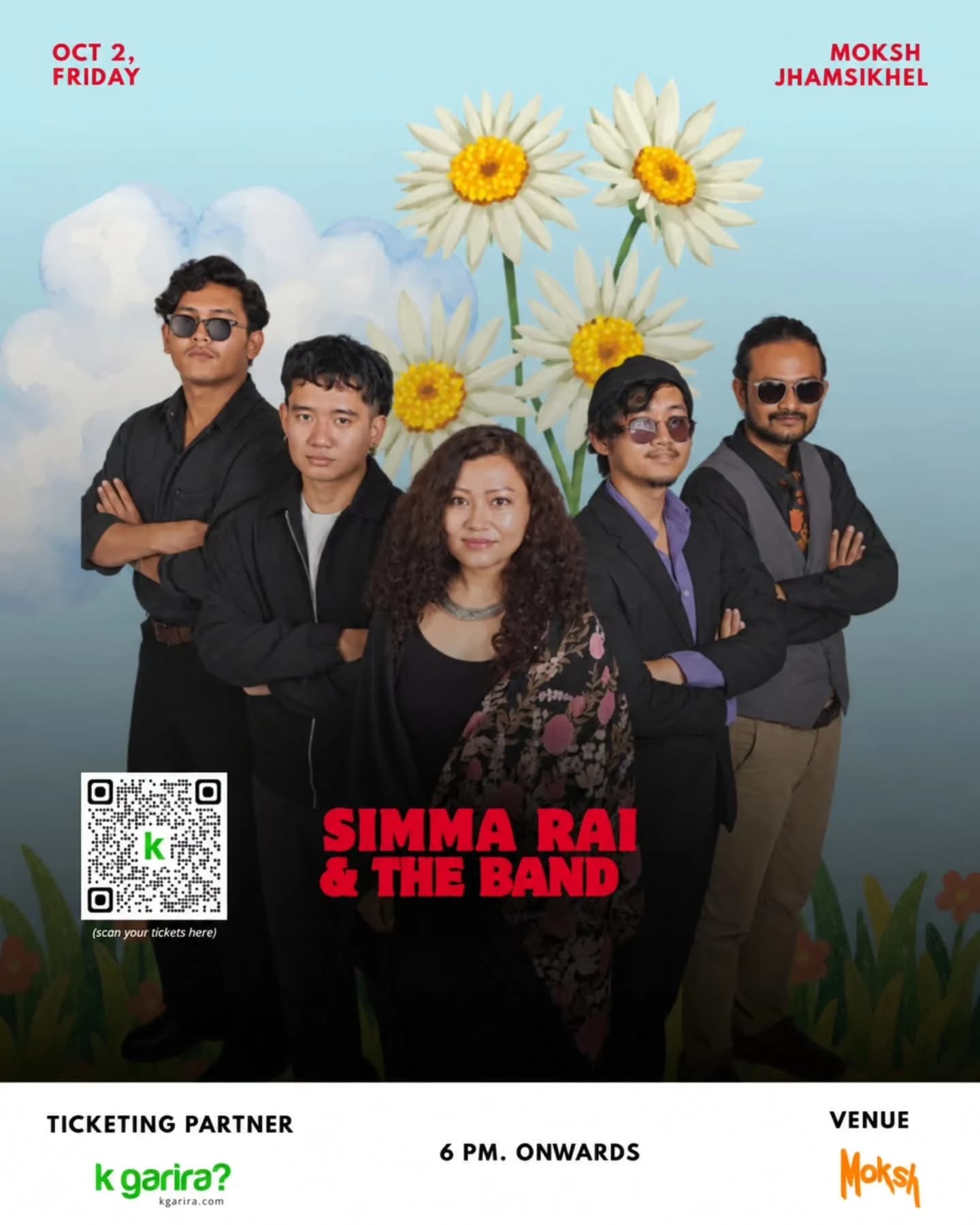 Simma Rai & The Band Live at Moksh poster