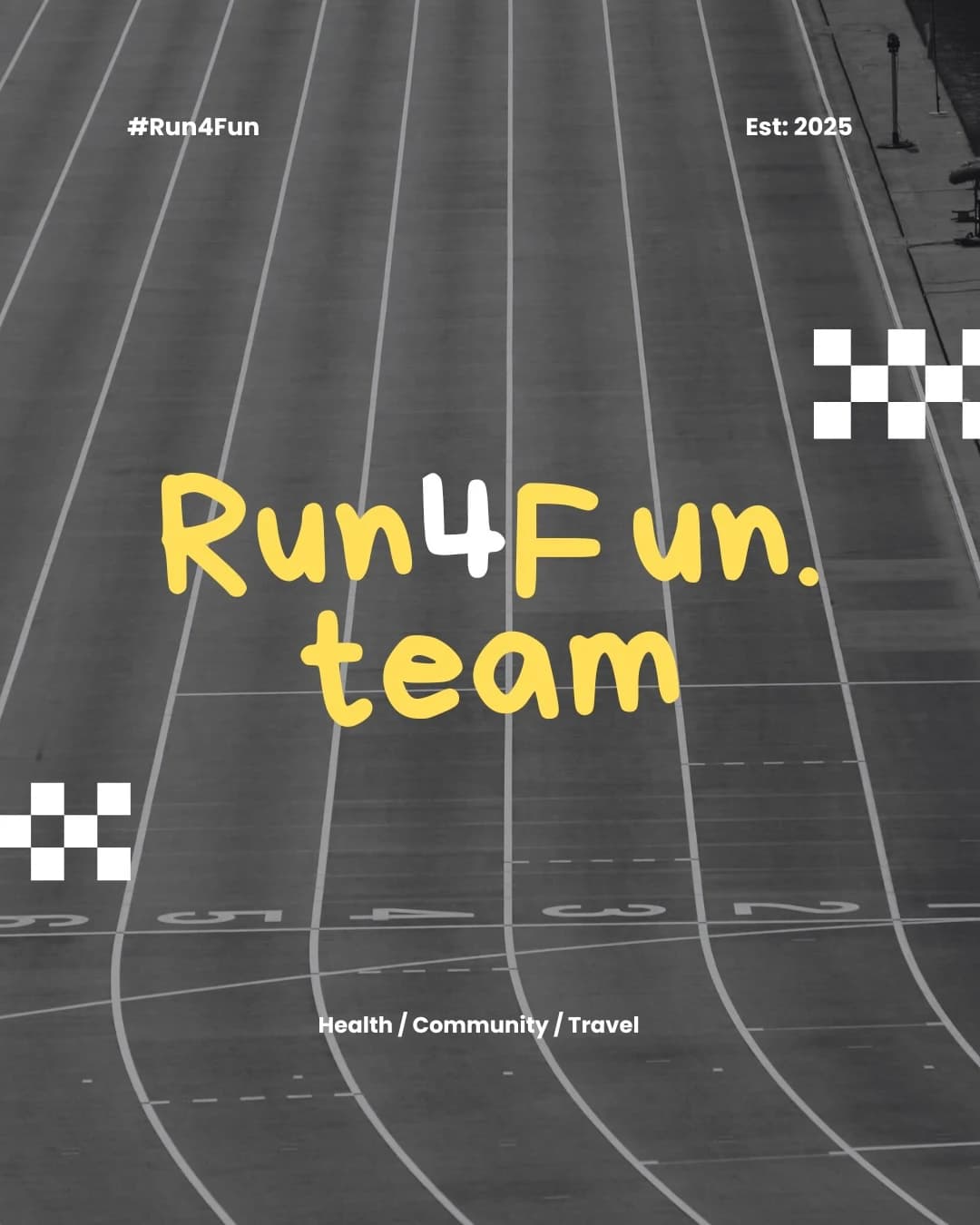 Run4Fun Saturday Run poster