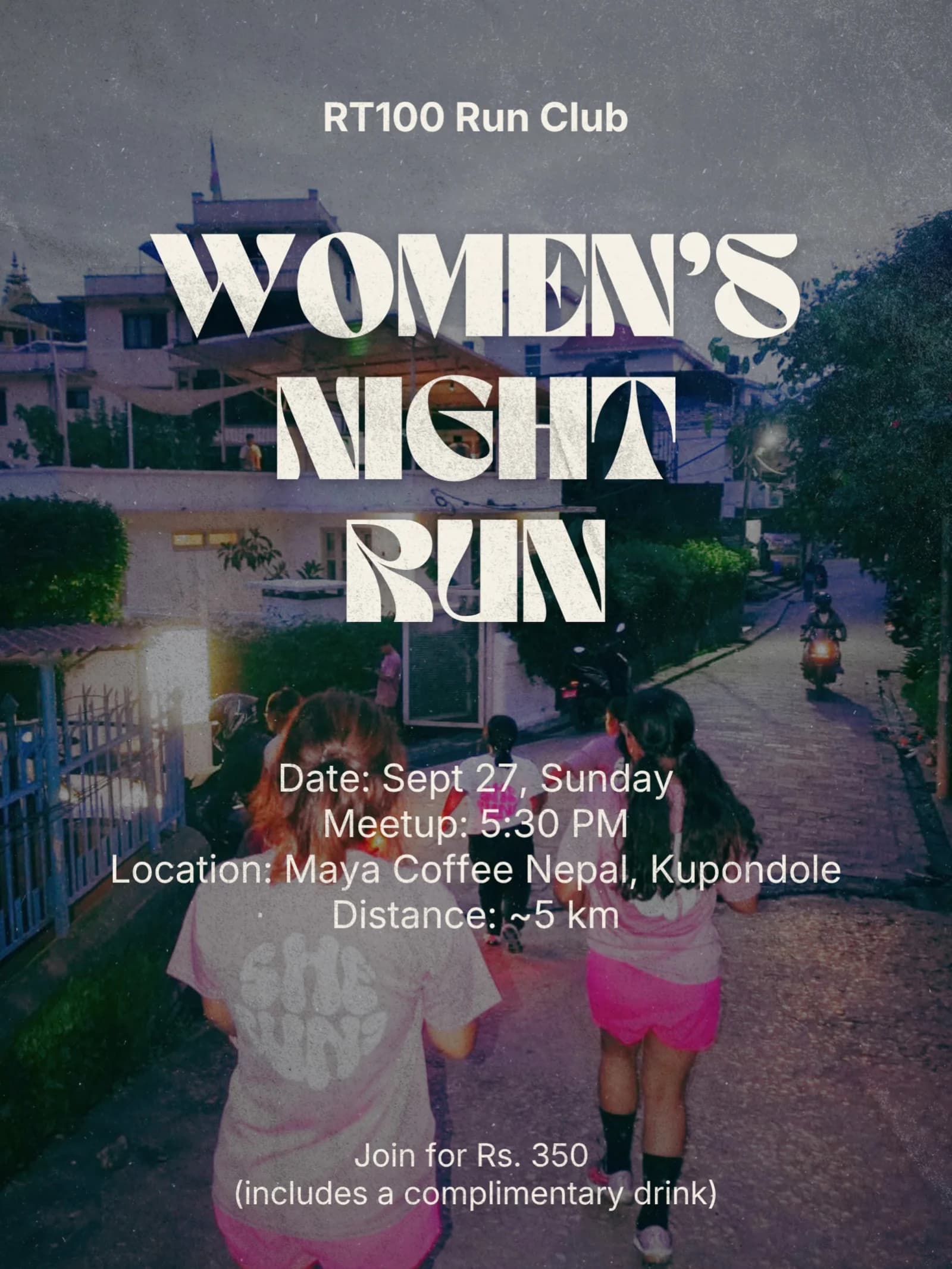 Women's Night Run #13 poster