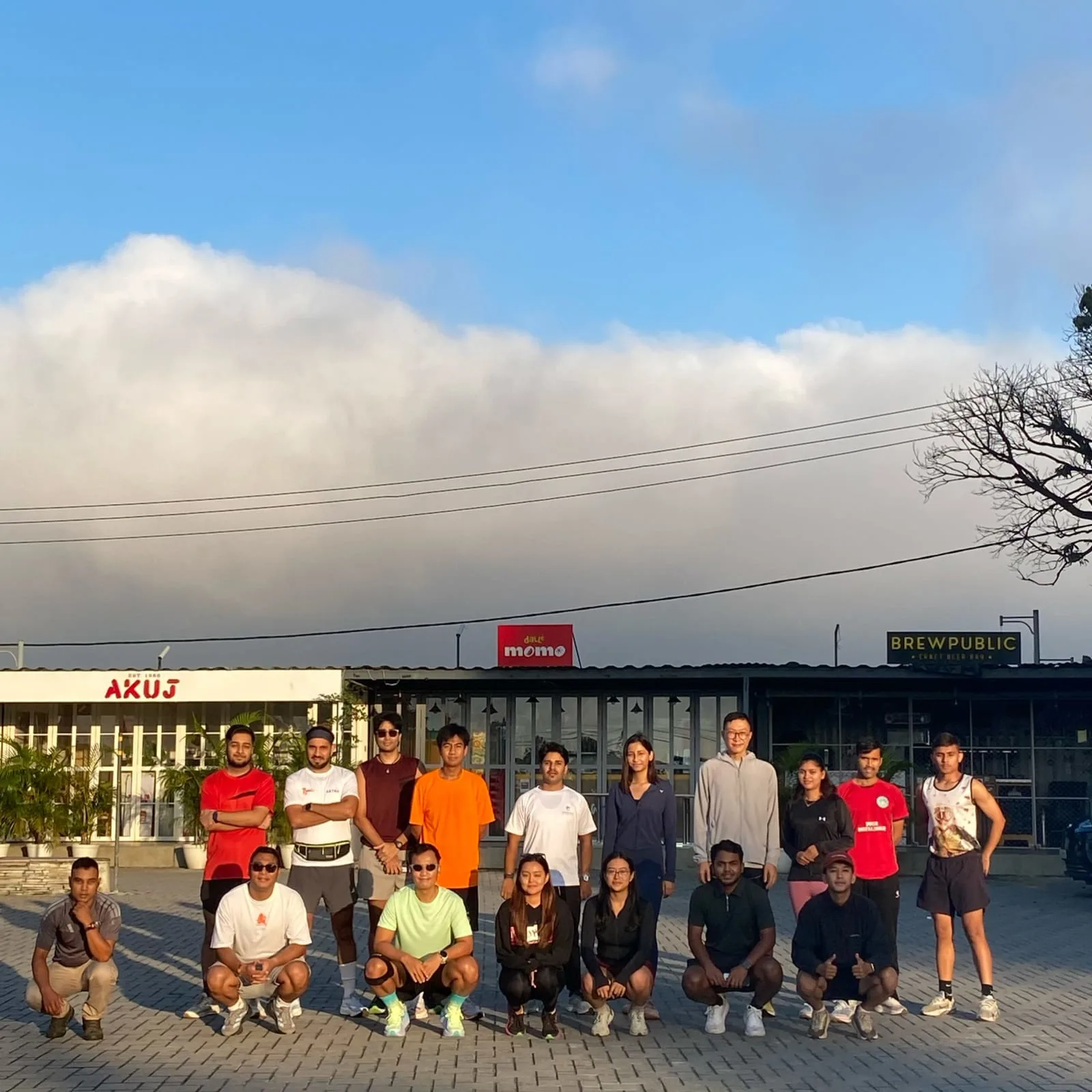 Temple Run — Monday Run Club poster