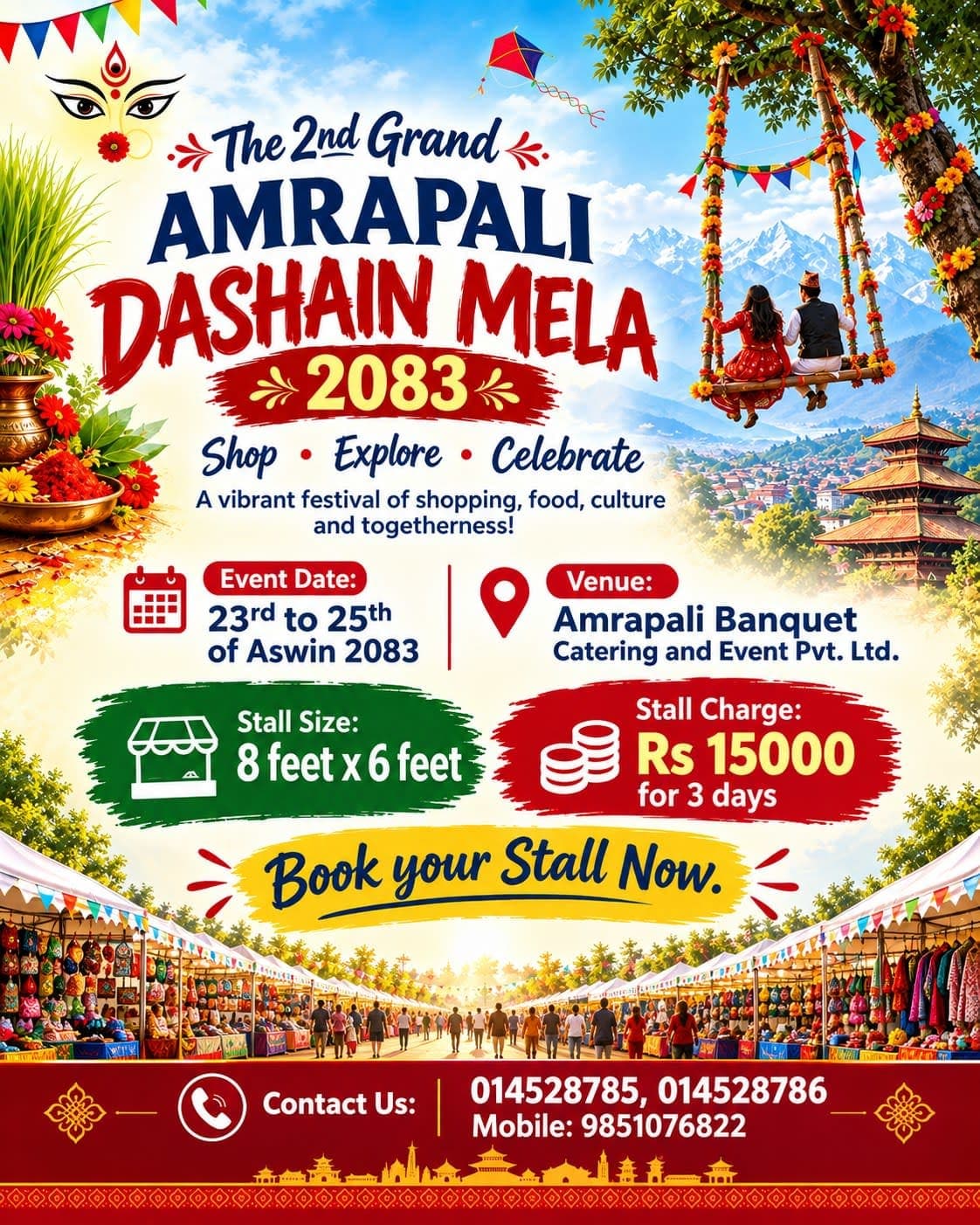 2nd Grand Amrapali Dashain Mela 2083 poster
