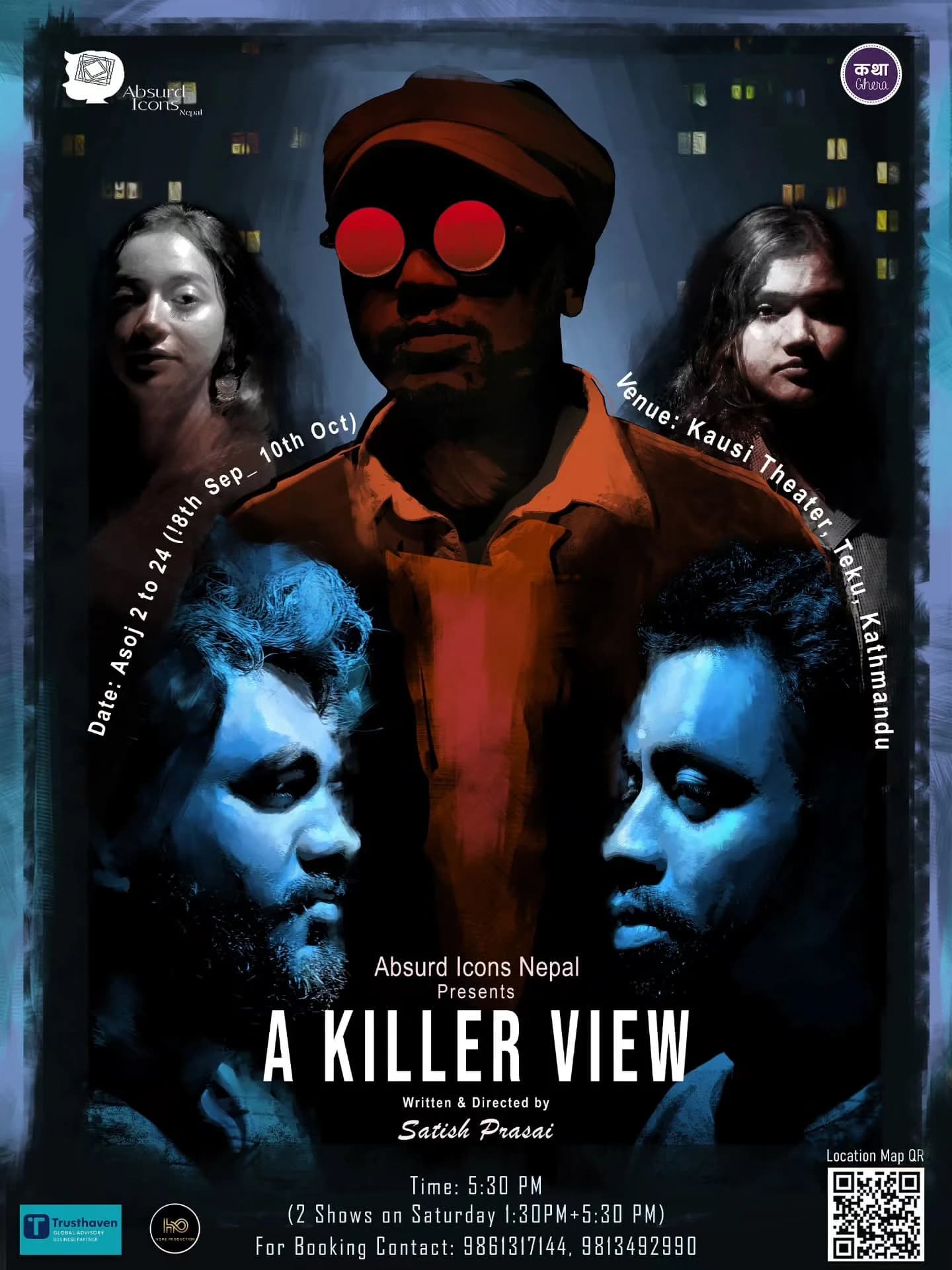 A Killer View — Absurd Icons Nepal at Kausi Theatre poster