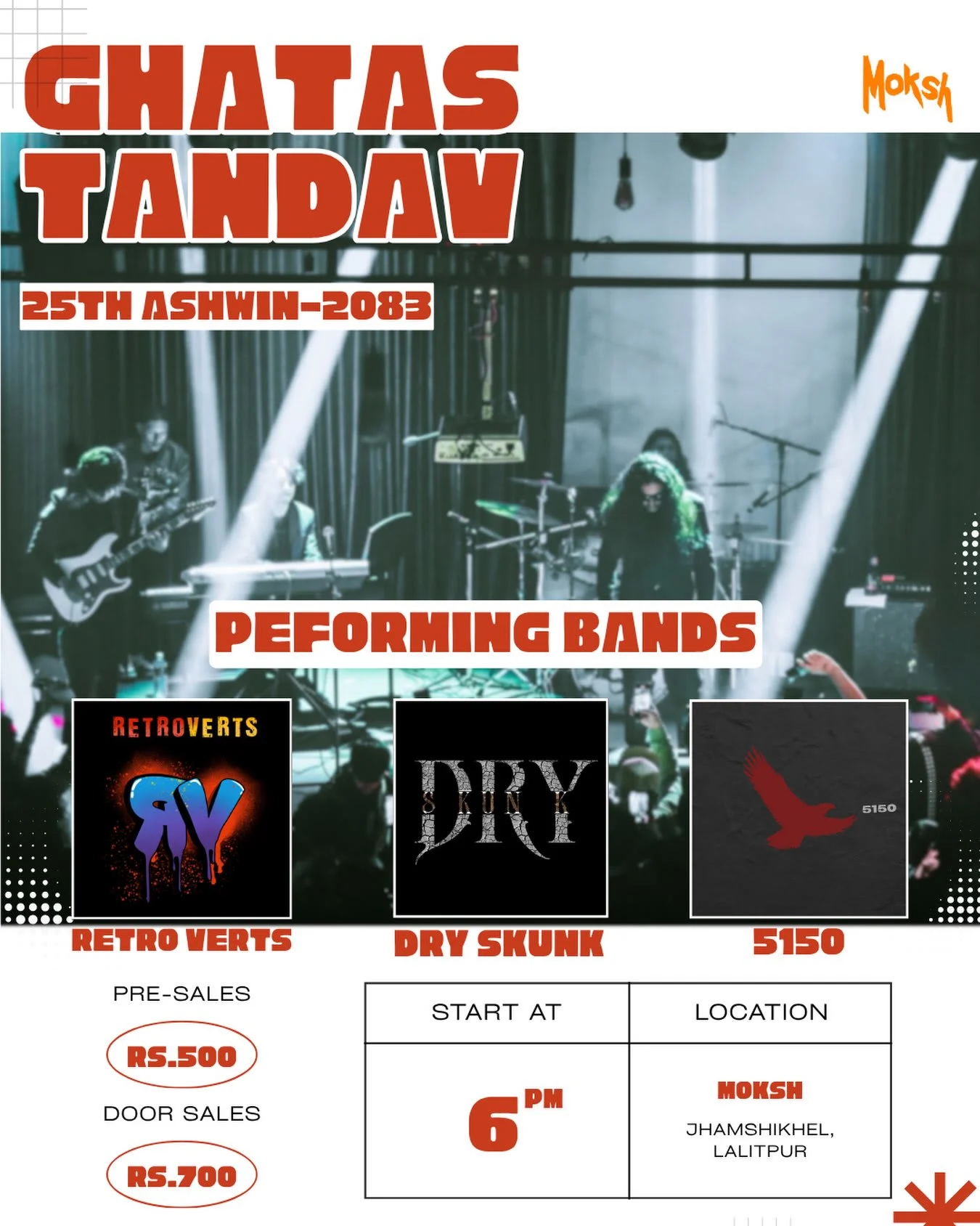 Ghatas Tandav: 5150 × Dry Skunk × Retroverts poster