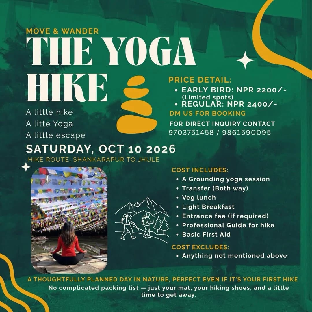 The Yoga Hike — Shankharapur to Jhule poster