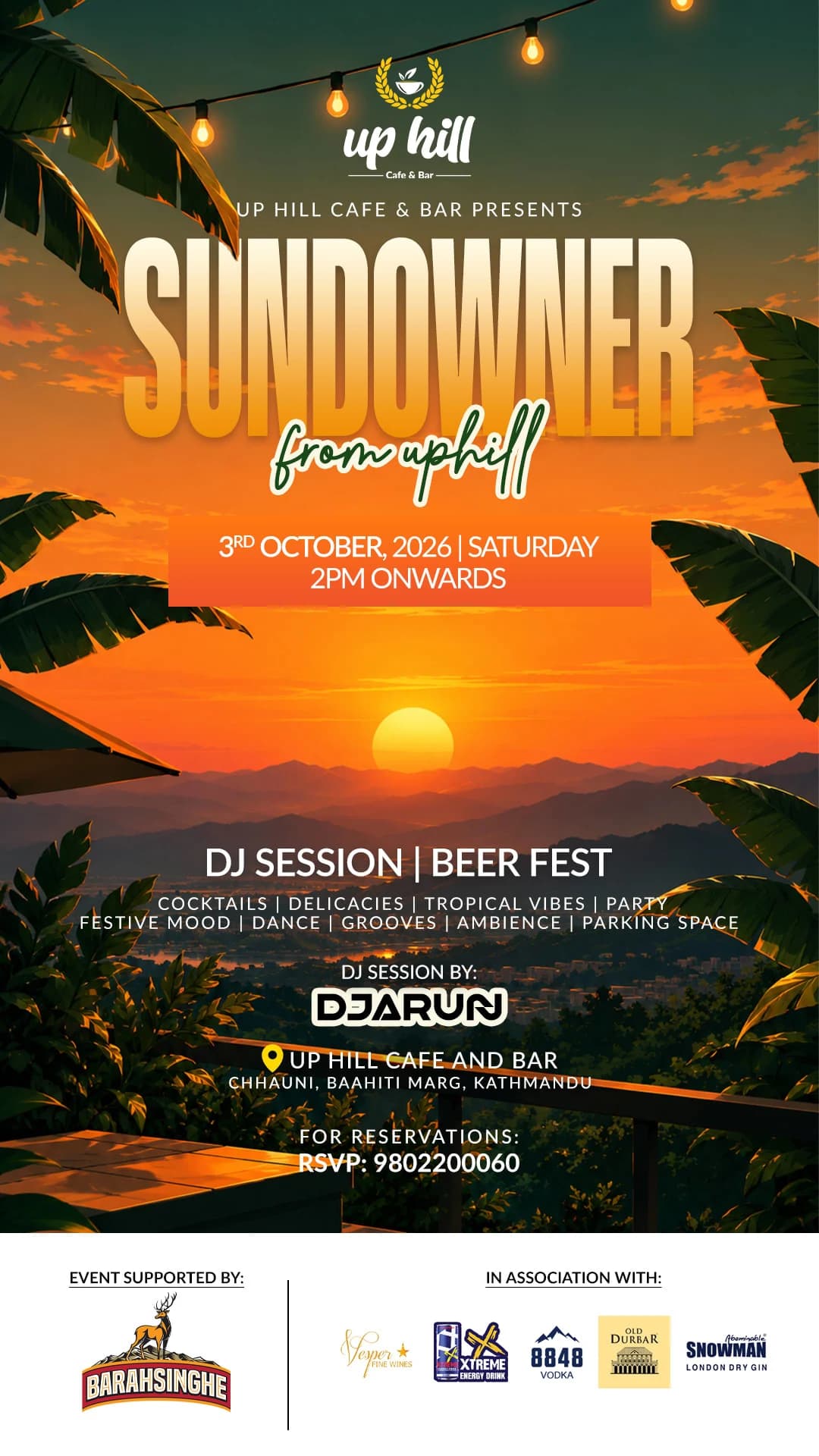 Sundowner from Up Hill poster